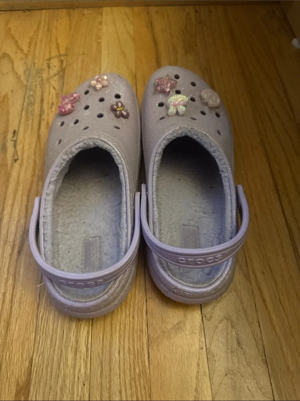 CROCS sparkly light